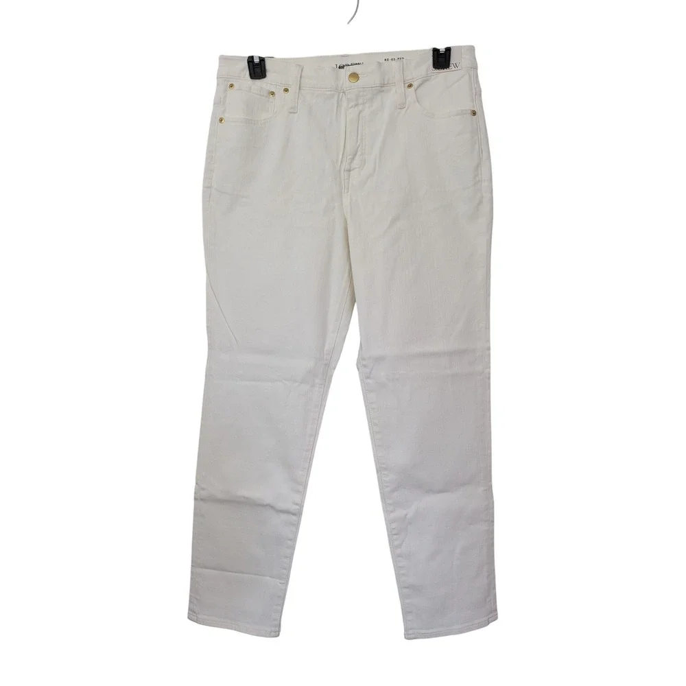 J. Crew Slim Jean Womens Size 31 White NWT $148 CH683‎